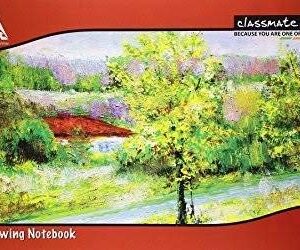 CLASSMATE GSM A4 Size Drawing Book with 40 Pages – Pack of 5