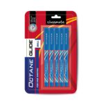 Classmate Octane Glide Ball, Pack of 5, Blue